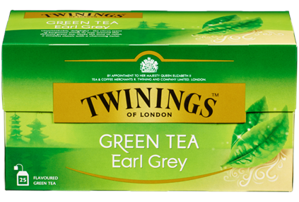 Grønn te Earl Grey