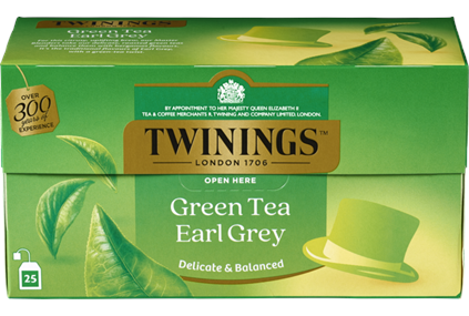 Grønn te Earl Grey