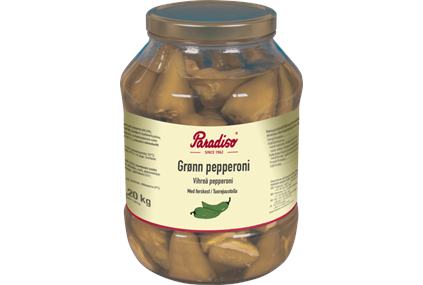 Pepperoni Grønn med Ost