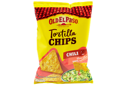 Crunchy Tortilla Chips Chili