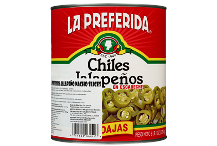 Jalapenos i skiver(hot)