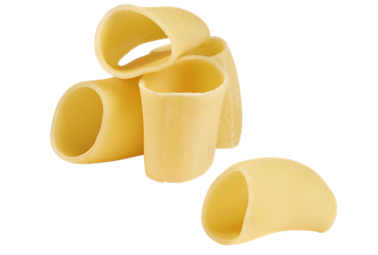 Paccheri kort pasta rør