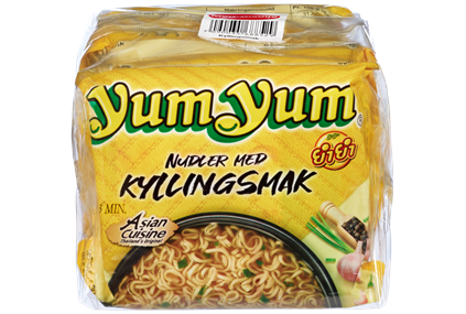 nudler med kyllingsmak