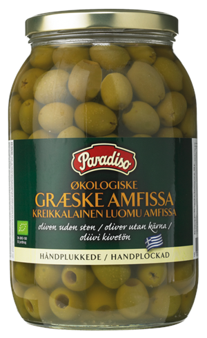 Grønne Økologiske Oliven