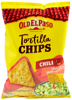 Crunchy Tortilla Chips Chili
