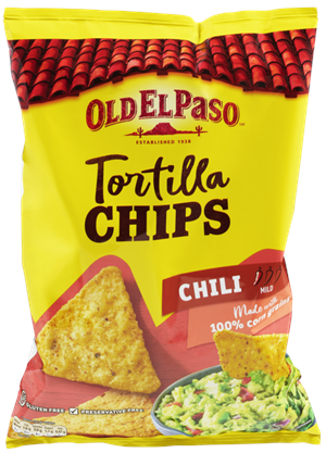 Crunchy Tortilla Chips Chili