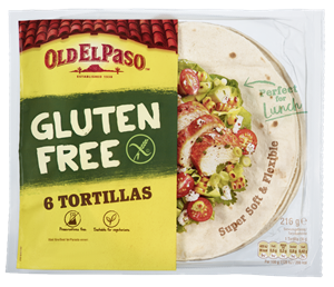 6 Tortilla Medium Glutenfri