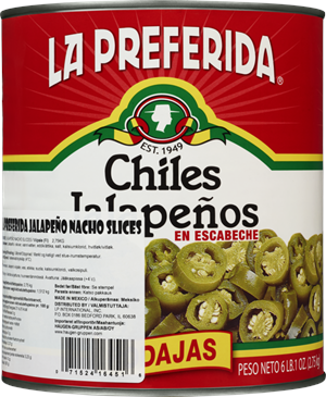 Jalapenos i skiver(hot)