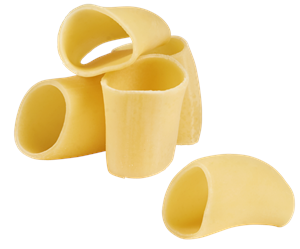 Paccheri kort pasta rør