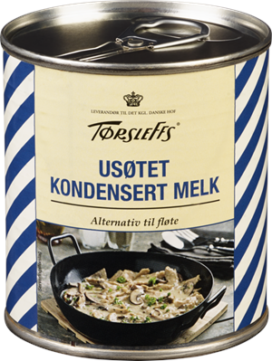 Usøtet kondensert melk