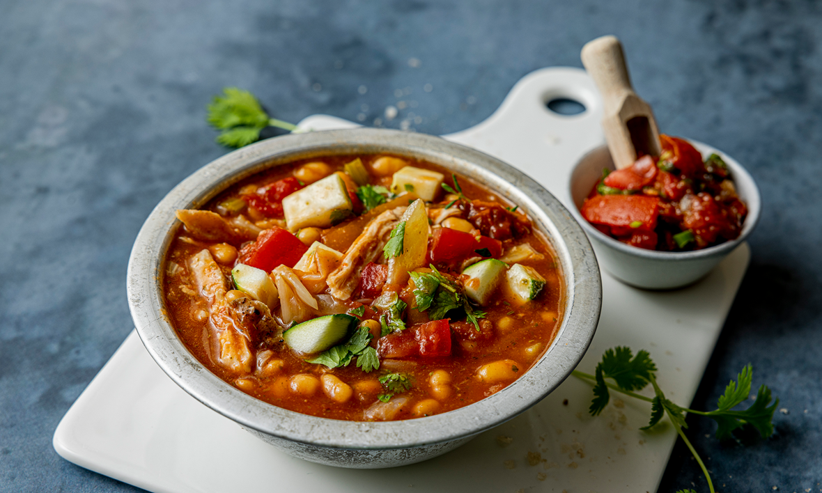 Chicken white bean chili