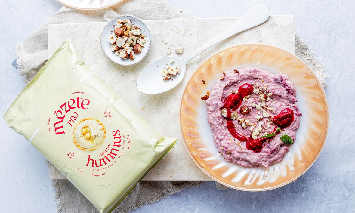 Yummus med bringebær