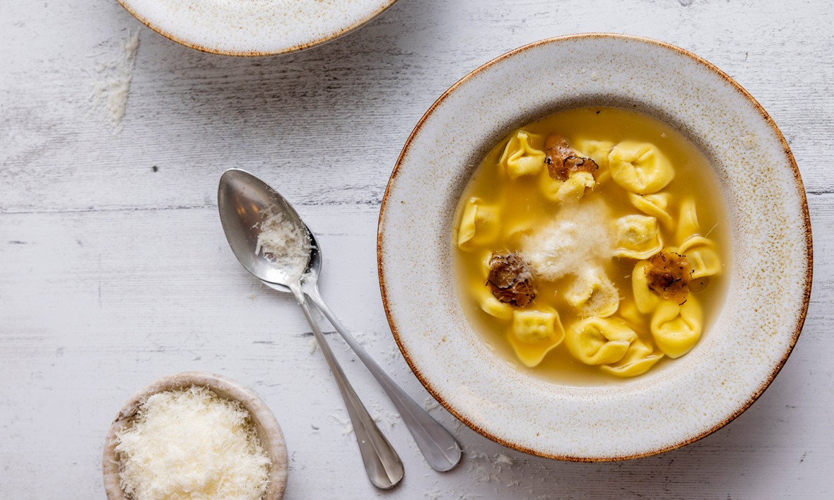 Tortellini en brodo